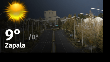 Clima de hoy, lunes 30 de octubre de 2023, para la ciudad de Zapala