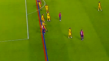 El VAR anuló el gol por offside de Gigliotti.