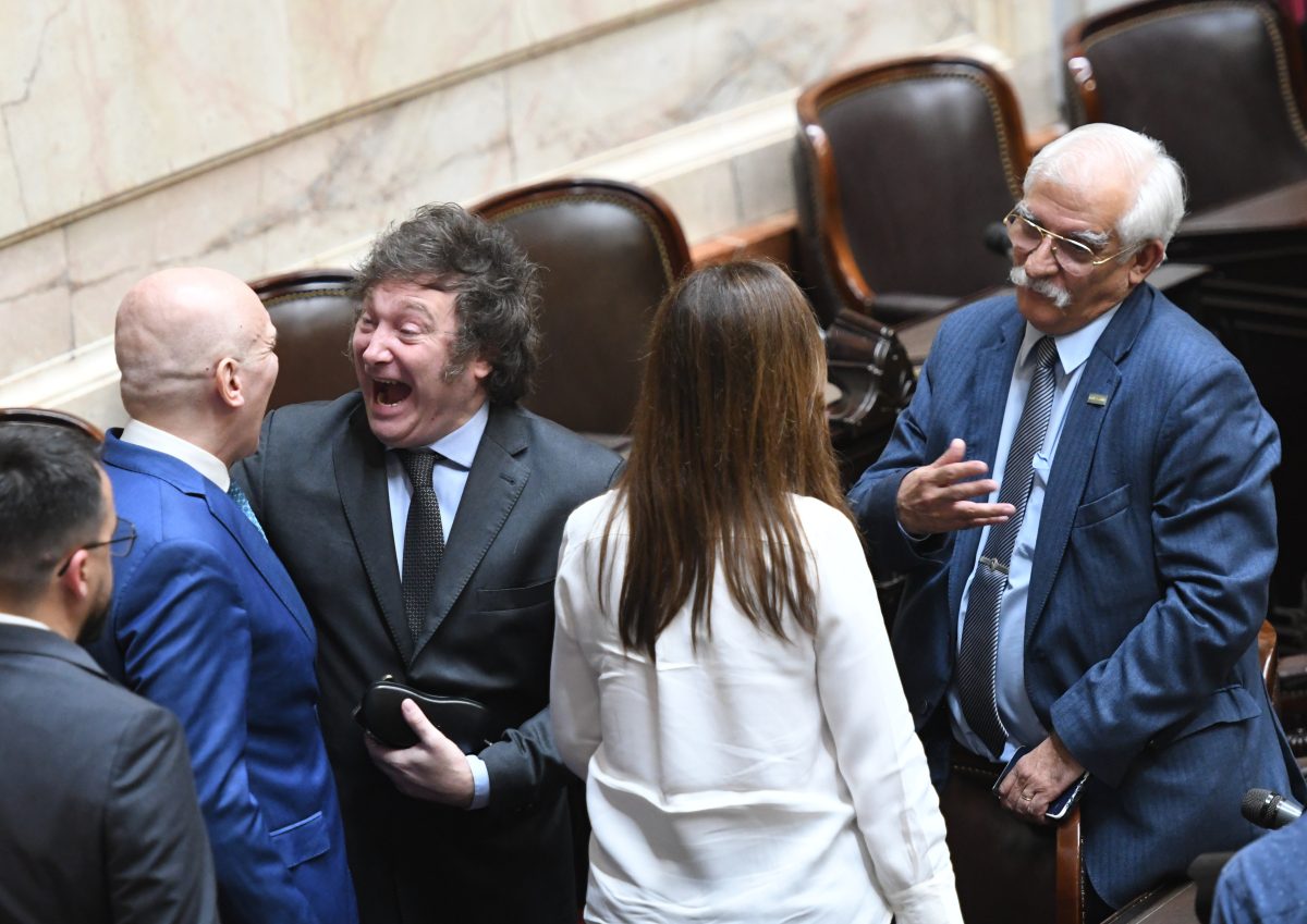 Con presencia de Cristina Kirchner, la Asamblea Legislativa proclamó a Milei y a Villarruel. Fotos Télam