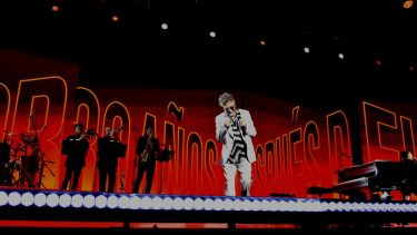 Fito Páez en Vélez, en abril pasado, durante el primer show de “El Amor 30 Años Después del Amor Tour”, 30 años después de aquel Vélez de abril de 1993 en “La Rueda Mágica Tour”.