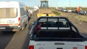 Levantaron los cortes de ruta en Vaca Muerta: tránsito normal en la 7, en el cruce de 8 y 51