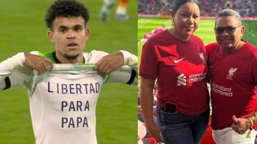 El futbolista colombiano pidió la liberación de su padre y este jueves recibió la buena noticia por parte del gobierno de Colombia.