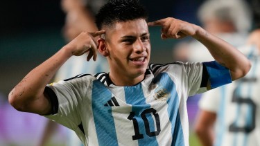 Video | Atento Demichelis: así fue el golazo de Echeverri en la victoria de Argentina ante Japón