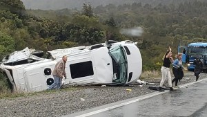 Seis muertos en el choque en la Ruta 40 entre Villa La Angostura y Bariloche