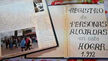 El archivo en libros de actas permitió reconstruir el avance de la problemática. Foto: Florencia Salto. 