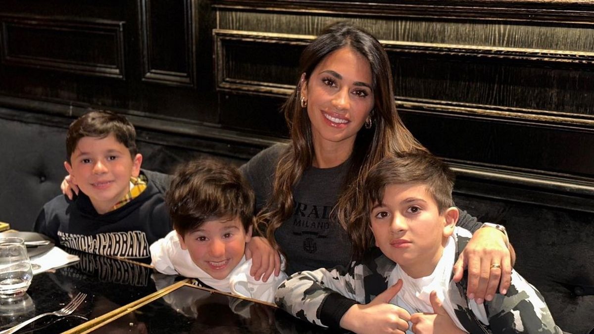 Antonela Roccuzzo saludó en las redes a su hijo Thiago Messi en el cumpleaños.  