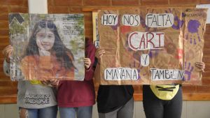 Las huellas que Carina dejó en la escuela, a un mes de su femicidio en Buta Ranquil