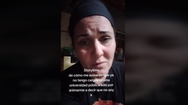 Docente de Bariloche denunció en redes que una universidad no le renovó el cargo por no "ser K"