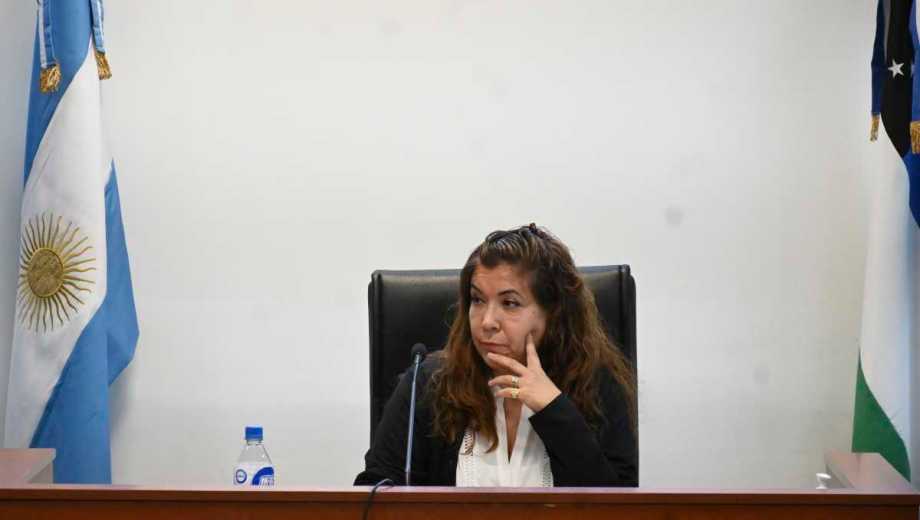 La jueza de Juicio Alejandra Berenguer.