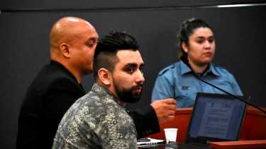 Inició el juicio por jurado por el crimen de Cristian Valdebenito en Cipolletti. Foto: Matías Subat. 