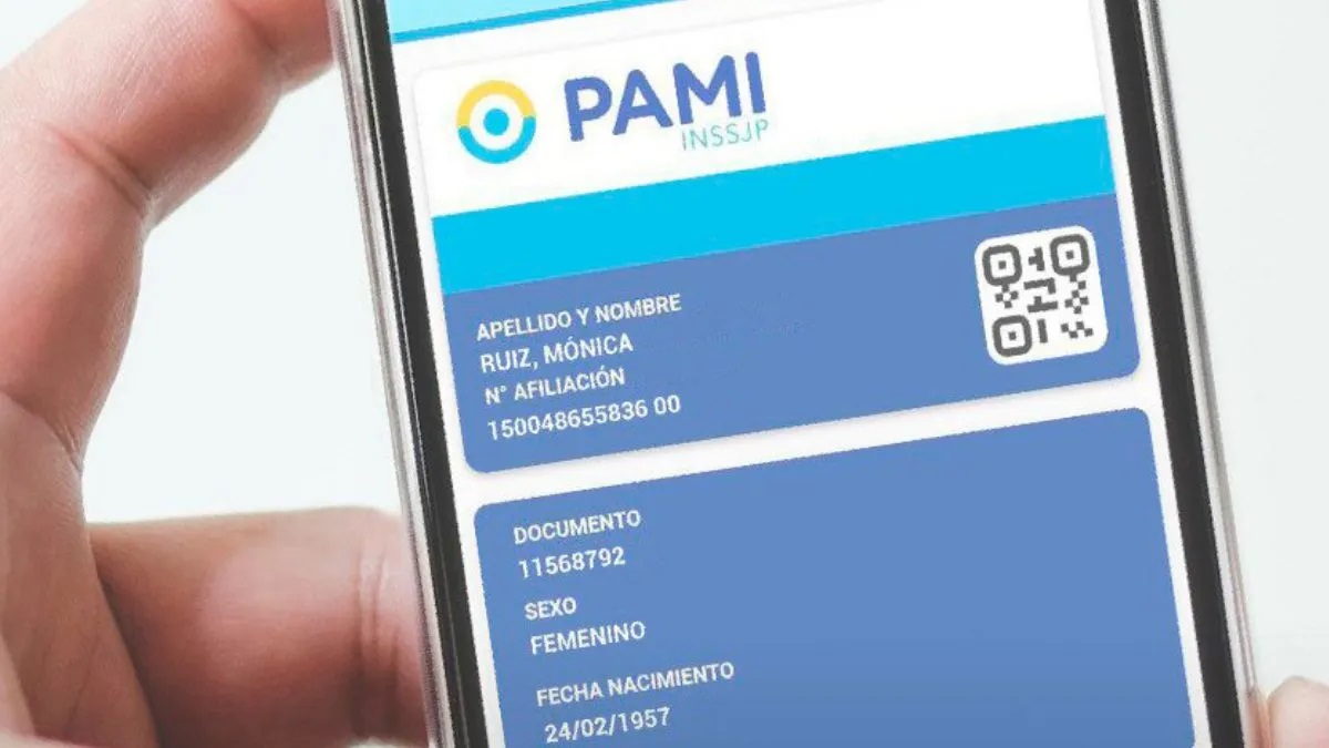 La credencial digital de PAMI puede gestionarse desde la app de la obra social.-