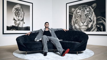 Cuti Romero posó como modelo de una revista inglesa. 