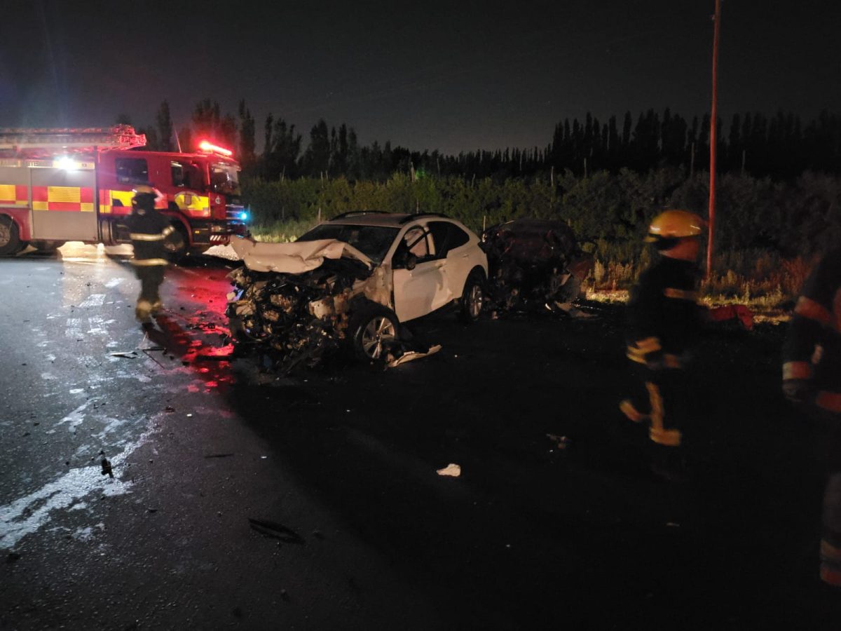 Choque fatal en Ruta 7, en Centenario: quiénes eran las víctimas. Foto gentileza