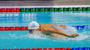 El nequino quedó segundo con un tiempo de 2:32.01 (Foto: Argentina Amateur Deporte) 
