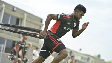 Borja se desgarró el aductor. (Foto: @RiverPlate)