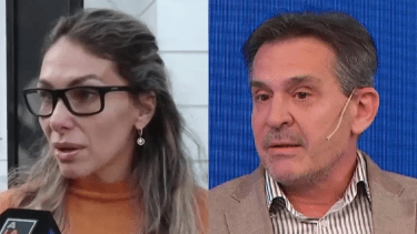 Majo Favarón, esposa de Aníbal Lotocki, el médico detenido en Ezeiza. 