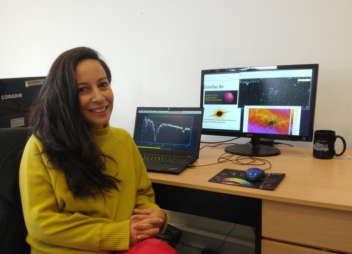 Anahí Granada es investigadora de la Universidad Nacional de Río Negro (UNRN) en astronomía.
