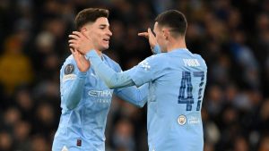 Con gol de Julián Álvarez, Manchester City aseguró el primer puesto de su grupo de Champions