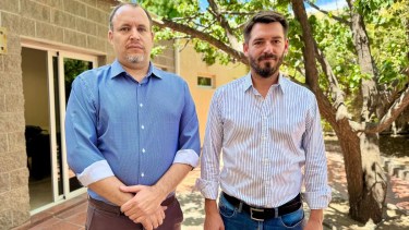 Rodrigo Buteler junto a Gonzala Regueiro.