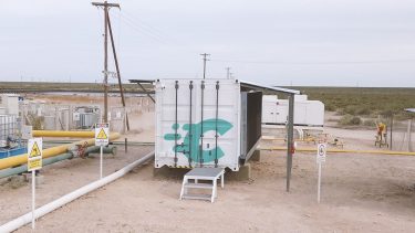 Los centros modulares se instalaron en un área ubicada en Catriel, Río Negro. Foto: gentileza. 