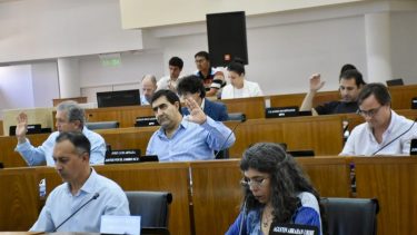 La mejora salarial de la planta política se aprobó por mayoría en el Concejo Deliberante (foto Matías Subat)