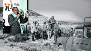 Roberto Abel y su familia, fundadores del museo Ameghino