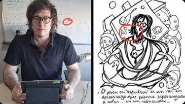 La profecía del "joven en repulsas", de Solari Parravicini, podría asociarse a Javier Milei, según sus seguidores.