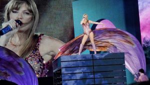 Taylor Swift en River: con un «hola» y una caja misteriosa hizo delirar a todos en su primer show