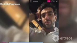 Video: el descontrolado festejo de Manu Urcera en Neuquén capital, tras su casamiento con Nicole Neumann