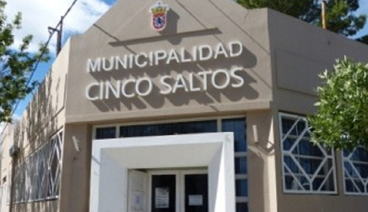 Municipio Cinco Saltos Foto: Archivo.