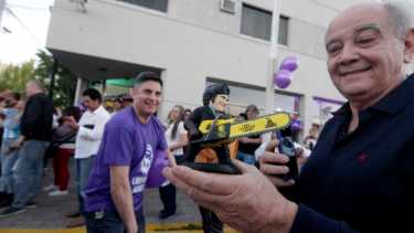 La motosierra al gasto público, una de las principales promesas de campaña de Milei. Foto: Oscar Livera.