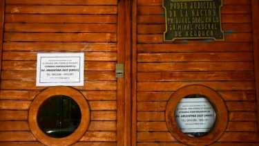 El Tribunal estaba en Carlos H. Rodríguez 46, primer piso. En la planta baja se habilitó un sector para Electoral. Foto Matías Subat.