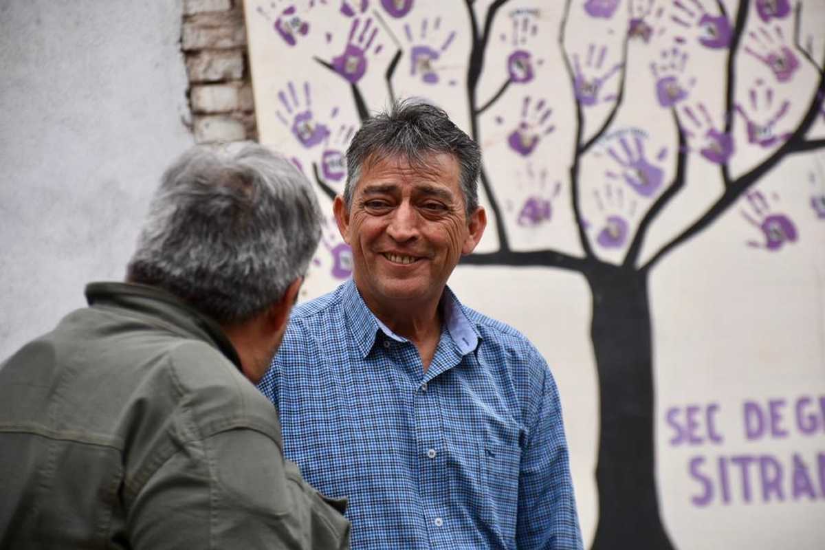 Luis Ríos es el nuevo secretario general del Sitramune, tras cuatro mandatos de Santiago Baudino (foto Matías Subat)