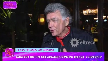 Pancho Dotto apuntó sus cañoñes contra Valeria Mazza y Alejandro Gravier.-