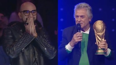 El Pato Fillol levantó la copa en el estudio de Got Talent Argentina. 
