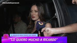 El dolor de Paula Chaves por la salud de Ricardo Piñeiro: «Me pone triste la situación»