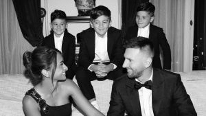 La foto familiar: Leo Messi compartió imágenes de la previa del Balón de Oro y causó furor