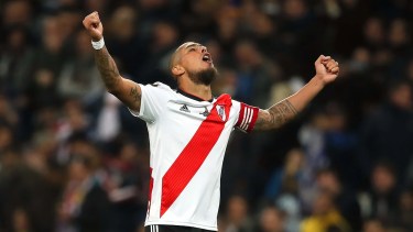 Maidana vestirá por última vez la camiseta del Millonario esta noche frente a Huracán.