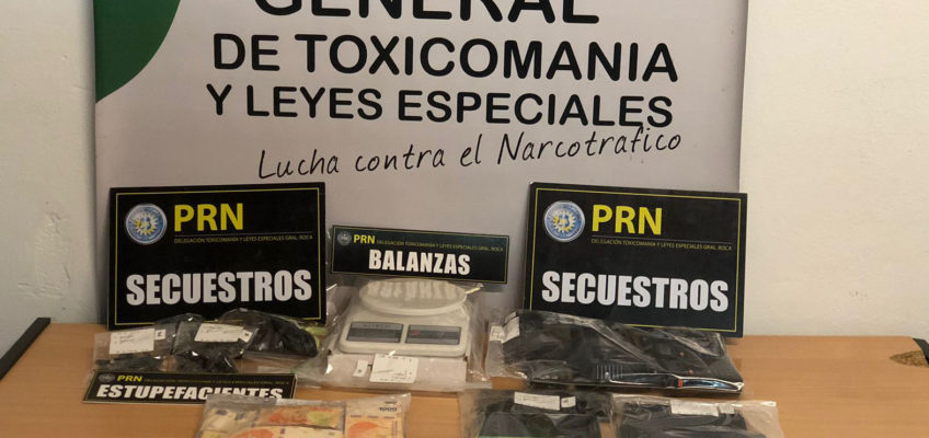 Desarticulan "kioscos" narco en Roca y Regina. Foto: Gentileza.