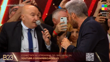 Marcelo Tinelli chicaneó a Larry de Clay por la derrota de Boca en la Libertadores. 