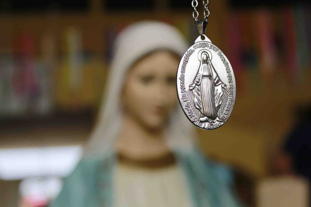 La Virgen María es considerada la llena de gracia.-