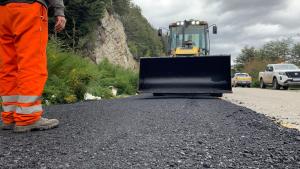 Vialidad mejoró la traza de la Ruta Nacional 40 entre Bariloche y El Bolsón