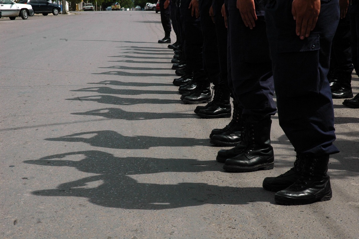 El personal del agrupamiento Seguridad  suma 6.782 uniformados, que es menor a la cifra registrada hace dos años. Foto: Marcelo Ochoa