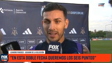 Leandro Paredes habló en la previa al clásico con Uruguay: «Nuestro grupo tiene mentalidad ganadora»