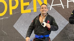 Emiliano Leiton, el neuquino que la lucho hasta el subcampeonato en el Argentina Open de jiu jitsu