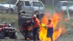 Video | Escalofriante accidente durante la previa del Turismo Nacional en Viedma: «Me moría»