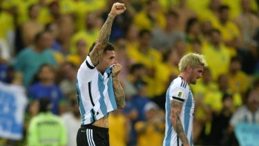 Otamendi y un gol para la historia en el Maracaná.