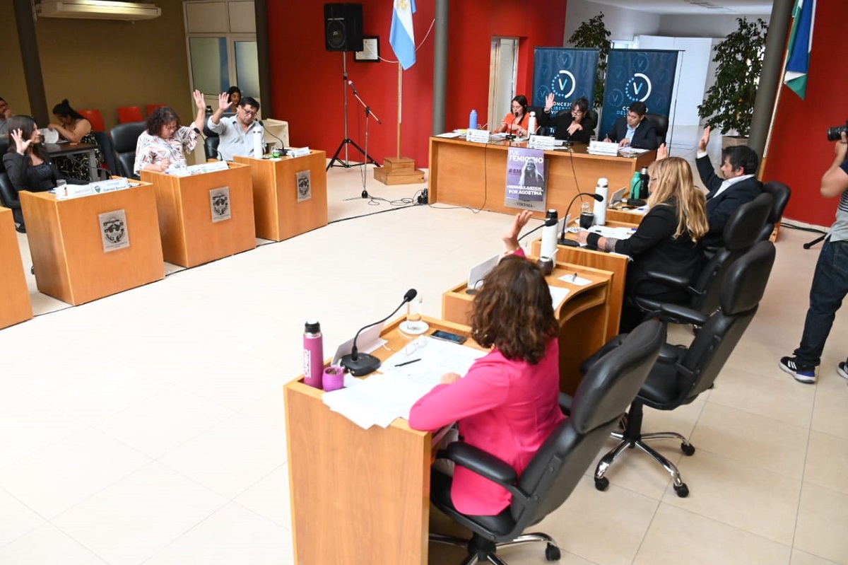 El Concejo Deliberante de Viedma votó a favor de ambos proyectos. Foto: Marcelo Ochoa.