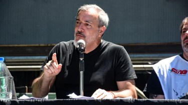 Aguiar pidió una audiencia con el presidente electo. Foto: Prensa ATE. 