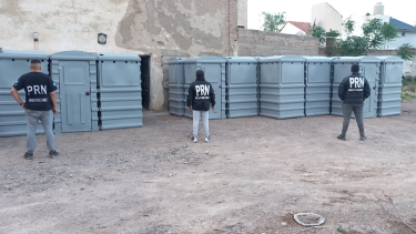 Allanamiento en Allen por la estafa a una empresa de baños químicos de Buenos Aires